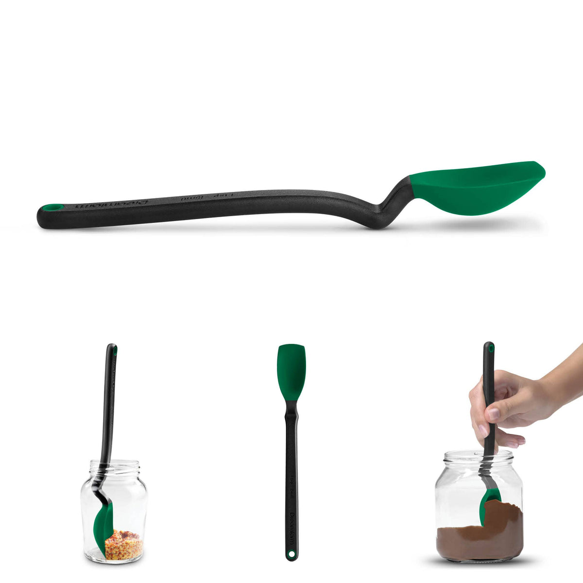 Mini Supoon® - Silicone Jar Spoon that Scrapes Clean: Dreamfarm Blue