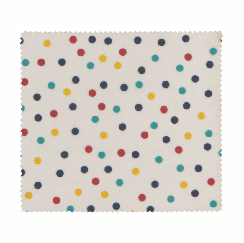 Gingham Dot and Stripe Beeswax Wrap Set of 3