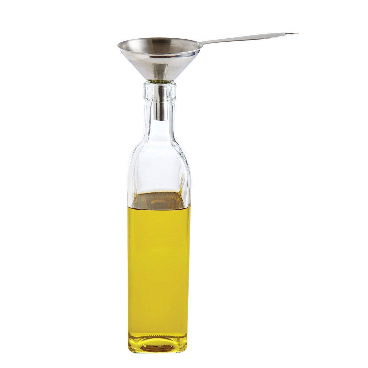 Stainless Steel Funnel Set with Handles, 3pc
