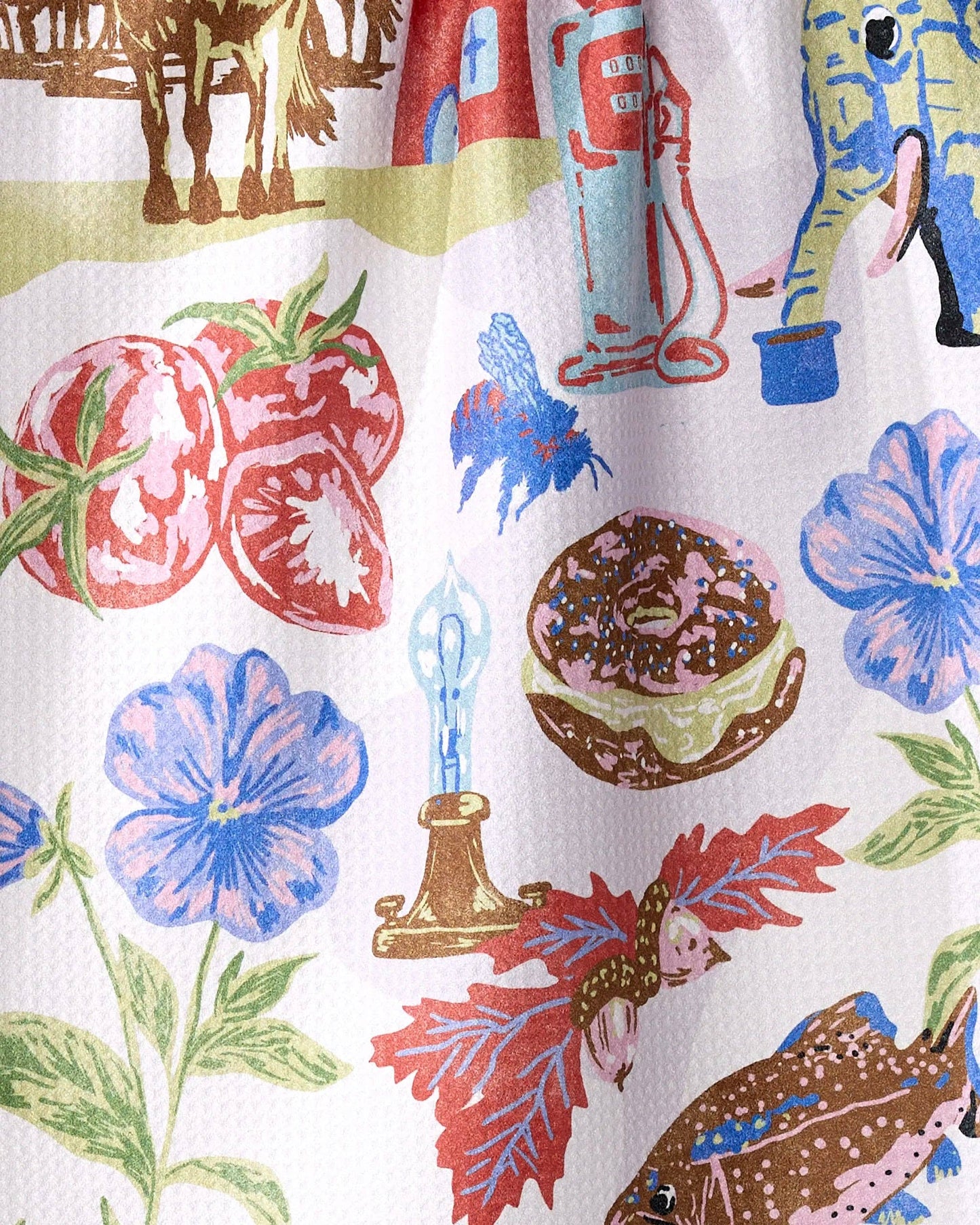 Greetings From New Jersey Tea Towel