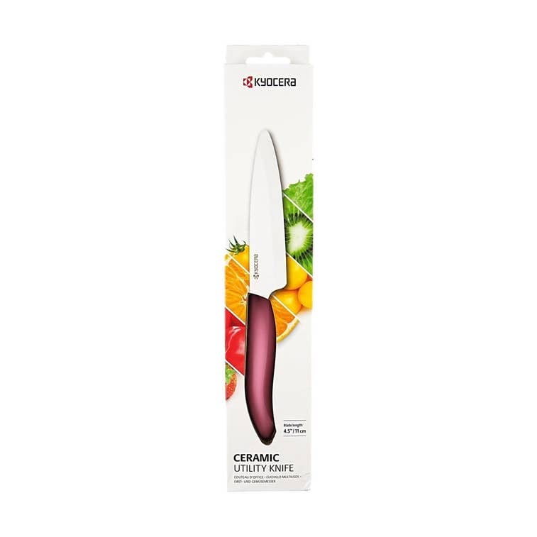 REVOLUTION 4.5" CERAMIC UTILITY KNIFE: White