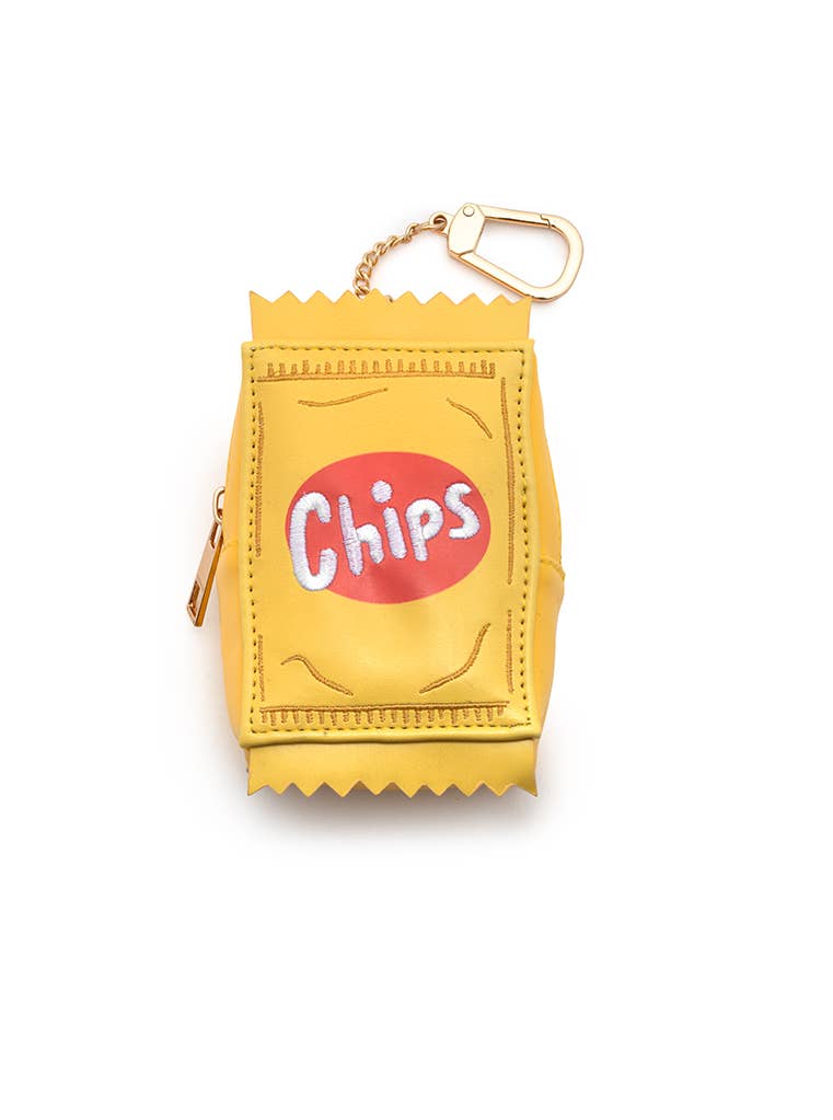 2-in-1 Bag Charm & Reusable Shopper Bag - Potato Chips