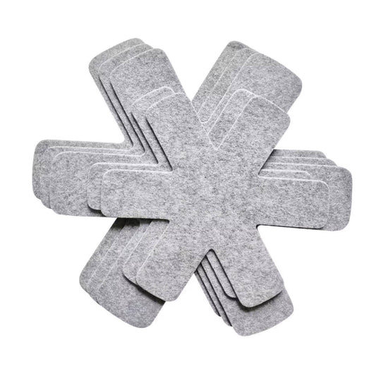 Cookware Protector Set of 5 -Grey