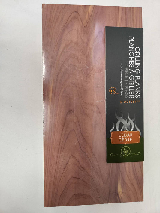 Cedar Planks S/4 5" x 11"