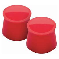 Tovolo Silicone Wine Caps - Set of Two - Red